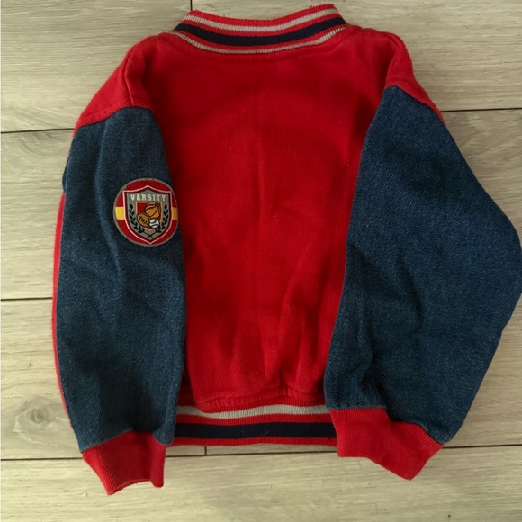 Vintage Sesame Street 2002 Varsity Jacket Cookie Monster Embroidered 18 Months - Picture 4 of 4